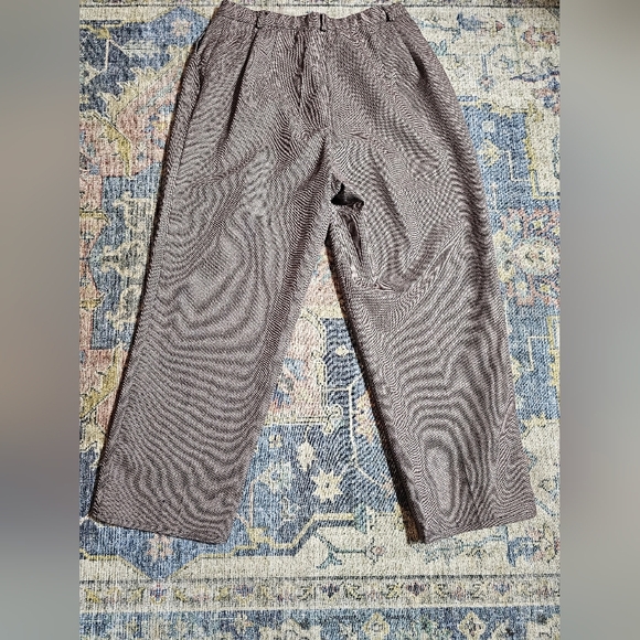 Pendleton Vintage 100% Wool Brown Dress Pants Women's Size 12 with Hemming - Picture 8 of 11
